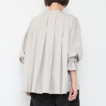 アウトレット　Vertical shirts / sky gray