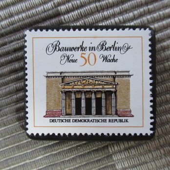 ドイツ　歴史建物切手ブローチ10815
