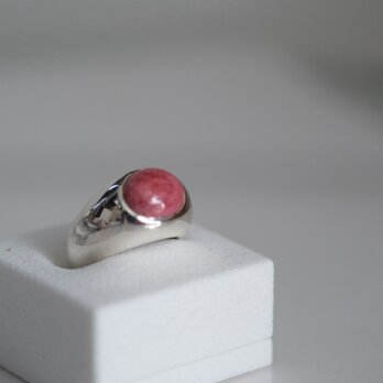 天然石ロードナイトのsv925リング