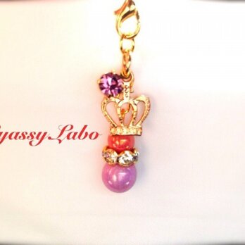 クラウン☆チェコビーズのイヤホンジャック