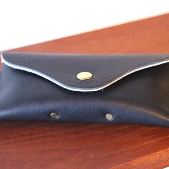 レザーメガネケース 貼り合わせ 革 眼鏡ケース ハンドメイド 2208