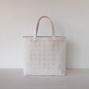 可憐なサークルレース　プチトートバッグ　