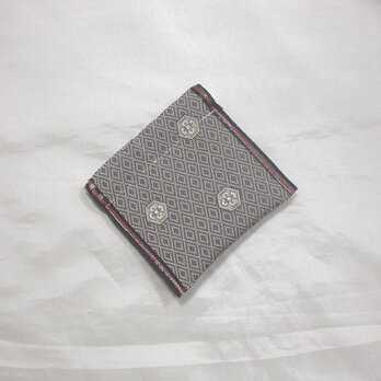 ぱくぱくケース（8cm）／畳縁（ベージュに六角）