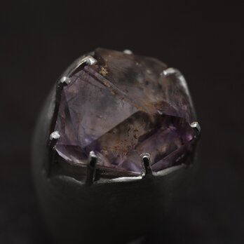 アメジスト原石リング