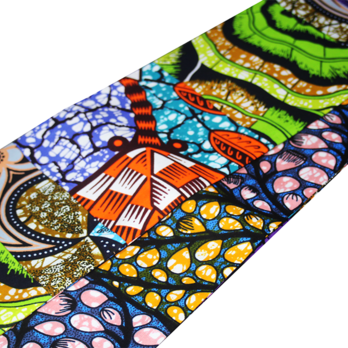 リバーシブル半幅帯｜「アフリカンバティック」