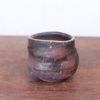 備前焼 ぐい呑み(木箱付き)　gi-066