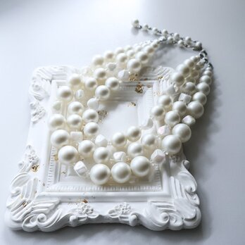 【アメリカ買付】マルチストランド パールネックレス ＊Vintage Crafted Elegance1960s-1970s