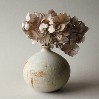 竹炭貫入　花器　M