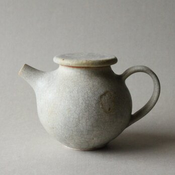 竹炭貫入　ティーポット　SS