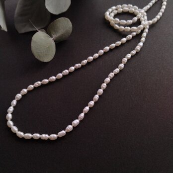 rice pearl necklace / ５６㎝