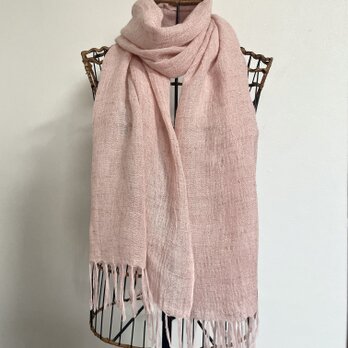 草木染ストール（茜染め）