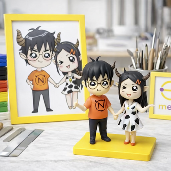 写真から作るアニメ風オーダーメイドフィギュア｜子供の絵を人形にする｜アニメ・漫画 推しギフトアニメ好き プレゼント 可愛い