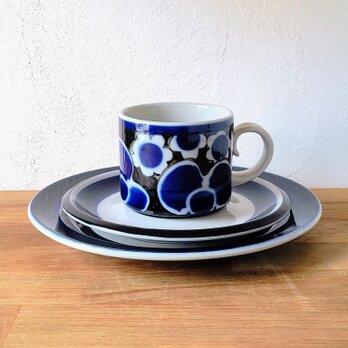 ARABIA/アラビア/Saara/サーラ/コーヒーカップ＆ソーサー・プレートトリオセット①