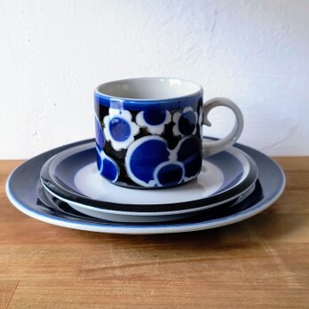 ARABIA/アラビア/Saara/サーラ/コーヒーカップ＆ソーサー・プレートトリオセット④