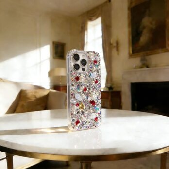 キラキラ iPhone 17 16 ケース  デコ電 ラインストーン 韓国風 Galaxy Pixelスマホケース 贅沢