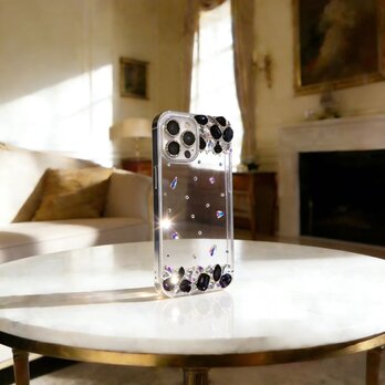 キラキラ iPhone 17 16 ケース  デコ電 ラインストーン 韓国風 Galaxy Pixelスマホケース 贅沢