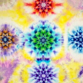 タイダイ タペストリー 曼荼羅 "春" HD25-50