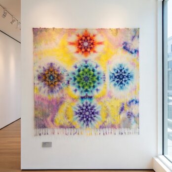 タイダイ タペストリー 曼荼羅 "春" HD25-50