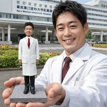 写真から作るオーダーメイドフィギュア｜保育士 医者、医師、看護師 にそっくり似顔人形｜社長 昇進・就職・退職祝いに｜上司・同僚へ
