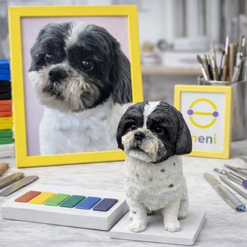 写真から作るオーダーメイドペットフィギュア｜愛犬・愛猫そっくり似顔人形｜うちの子 肖像画 置物｜世界に一つ メモリアルギフト