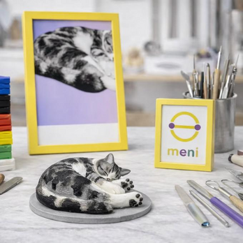 写真から作るオーダーメイドペットフィギュア｜愛犬・愛猫そっくり似顔人形｜うちの子 肖像画 置物｜世界に一つ メモリアルギフト