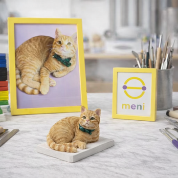 写真から作るオーダーメイドペットフィギュア｜愛犬・愛猫そっくり似顔人形｜うちの子 肖像画 置物｜世界に一つ メモリアルギフト