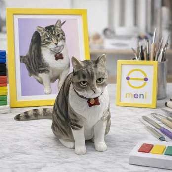 写真から作るオーダーメイドペットフィギュア｜愛犬・愛猫そっくり似顔人形｜うちの子 肖像画 置物｜世界に一つ メモリアルギフト