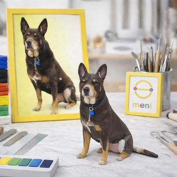 写真から作るオーダーメイドペットフィギュア｜愛犬・愛猫そっくり似顔人形｜うちの子 肖像画 置物｜世界に一つ メモリアルギフト