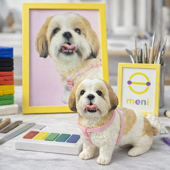 写真から作るオーダーメイドペットフィギュア｜愛犬・愛猫そっくり似顔人形｜うちの子 肖像画 置物｜世界に一つ メモリアルギフト