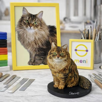 写真から作るオーダーメイドペットフィギュア｜愛犬・愛猫そっくり似顔人形｜うちの子 肖像画 置物｜世界に一つ メモリアルギフト