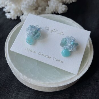 『金平糖』の耳飾り(ピアス・イヤリング)