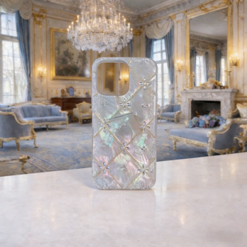 ハンドメイド スマホケース レジン 立体デコ アンティーク調 ロマンティック 大人可愛い iPhoneケース 一点物