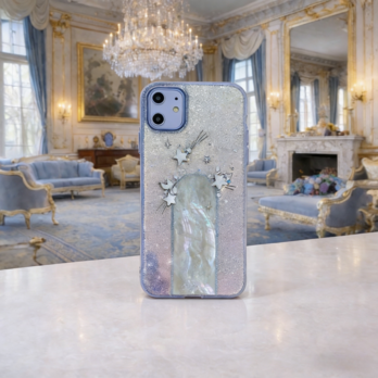 ハンドメイド スマホケース レジン 立体デコ アンティーク調 ロマンティック 大人可愛い iPhoneケース 一点物