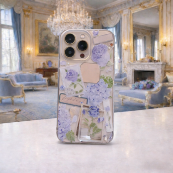 ハンドメイド スマホケース レジン 立体デコ アンティーク調 ロマンティック 大人可愛い iPhoneケース 一点物