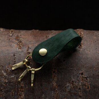 馬革　レザーキーホルダー　ベルトループホルダー　225735