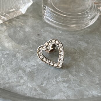 SCA73-【 AVON 】エイボン・ヴィンテージブローチ Deadstock "Sparkling Heart Pin"
