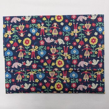 通帳・お薬手帳入れ リバティプリント(Farm house)