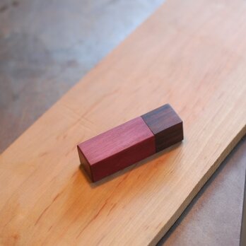 印鑑ケース 12φ~15φ 黒檀×パープルハート