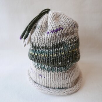 knit cap 「Monstera deliciosa」