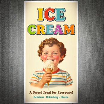 【オーダー無料】アイスクリーム ソフトクリーム お菓子 店舗 自宅 壁掛け 照明 看板 置物 雑貨 ライトBOX