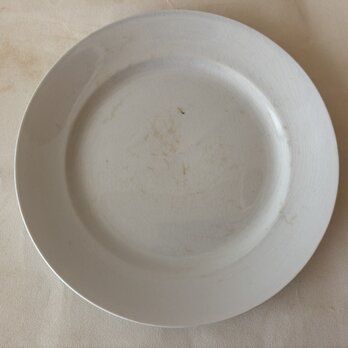 K&G Luneville リュネヴィル 白アンティークプレート（大）ディナープレート