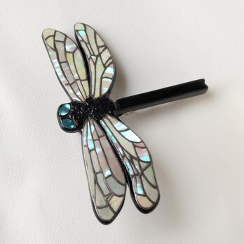 螺鈿ブローチ　蜻蛉