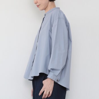 back slit shirts / bluegray