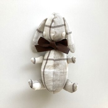 うさぎ（ブラウニッシュチェック）