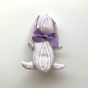 うさぎ（ラベンダーストライプ）