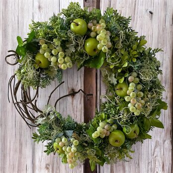 ボタニカル・グリーンリース 玄関　インテリア　プレゼント　引越し祝い