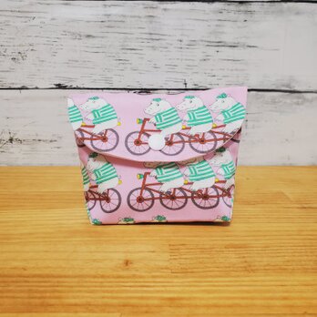 自転車カバさんの小さなポーチ