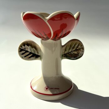 Hoganas Lisa Larson チューリップ キャンドルホルダー