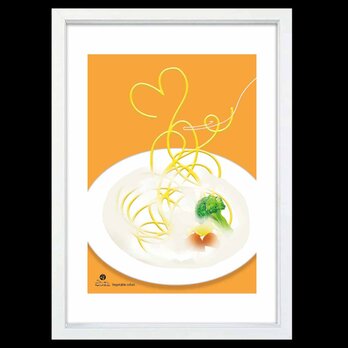 野菜の彩り　パスタ　送料無料 　あらゆすお部屋のポスター　イラスト　ポスター　アートポスター　アート/sei検索新着順　3877