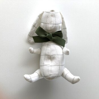 うさぎ（グレイチェック）